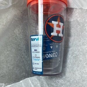 Tervis Astros Insulated Tumbler with Orange Lid